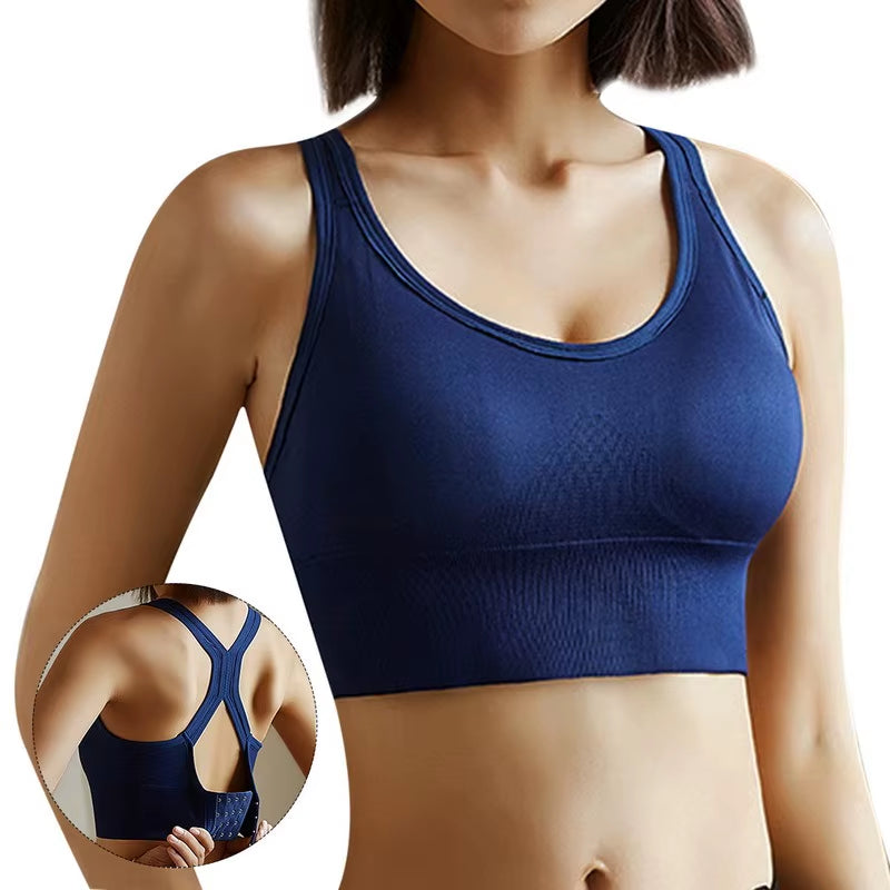 Tank Top Women Gym Women Corset Sports Bra Push up Crop Top Fitness Bra Hollow Breathable Sexy Running Athletic Sportswear